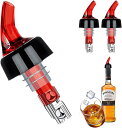 【3個セット】 定量ポーラー ポアラー 30/45ml コントロールキャップ キッチン用品 ワイン ウイスキー 酒 カクテル ボトル 注ぎ口 業務用 測定ボトル...