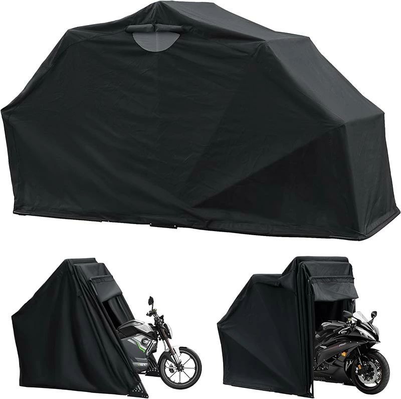 バイクガレージ 自転車テント サイクルハウス サイクルガレージ サイクルポート 屋外 バイク収納 ガレ..