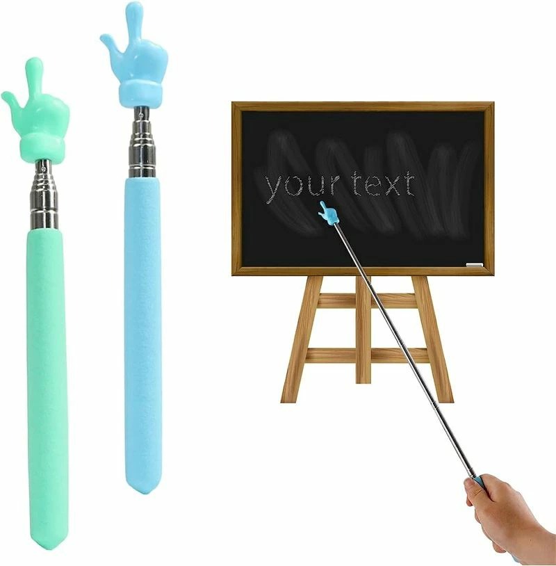 指示棒 ポインター 伸縮式 2本入り 指し棒 伸縮自在 ハンドポインター 握りやすい 会議 研修 授業 プレ..