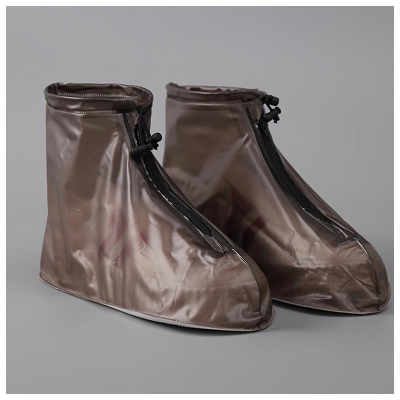 レインシューズ 防水 シューズカバー 滑り止め 軽量 靴カバー 雨 雪 ファスナー付き 着脱しやすい 折りたたみ 通勤通学 男女兼用 梅雨対策