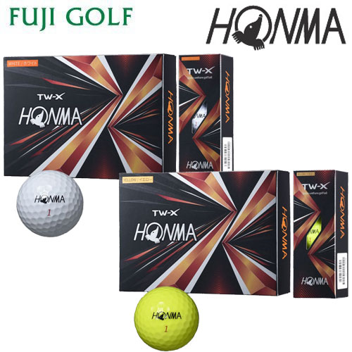 本間ゴルフ TW－XHONMA GOLF TW-Xゴルフボール 1ダース2021年モデル
