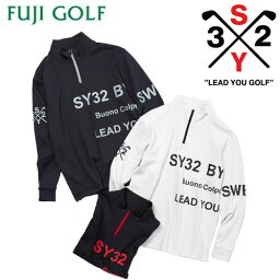 SY32 by SWEET YEARS GOLF ゴルフウェア メンズ SY32 BY SWEETYEARSMIDDLE LAYER LIGHT STRETCH PULLOVERSYG-22A03 メンズ2022年モデル