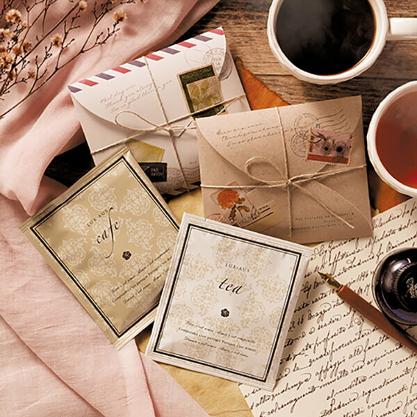 25%OFF アンティークレター コーヒー 紅茶 送料無料 結婚式 ウエディング 挨拶 御礼 退職 転校 卒業 ノベルティ パーティ 引き菓子 可愛い ホワイト...