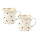 HANAE MORI PONT MARIE ペアマグセット 日本製 ハナエモリ マグカップ プレゼント 食器セット 可愛い オシャレ インテリア キッチン お祝...