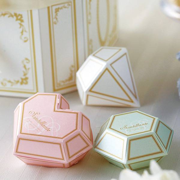 25%OFF ジュエルボックス(ハートクッキー)1個 送料無料 結婚式 ウエディング WEDDING 挨拶 御礼 退職 ノベルティグッズ パーティ 引き菓子 可...