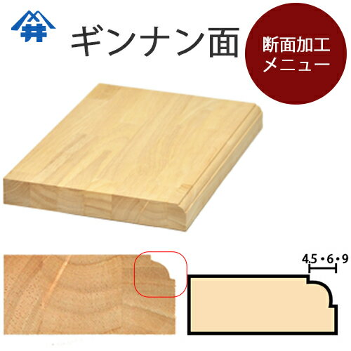 木材加工オプション【断面（面取り