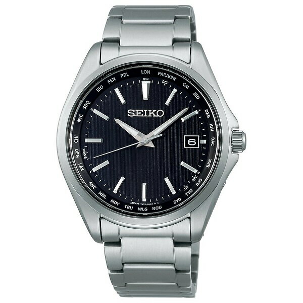 SEIKO セイコー電波 ソーラー腕時計 