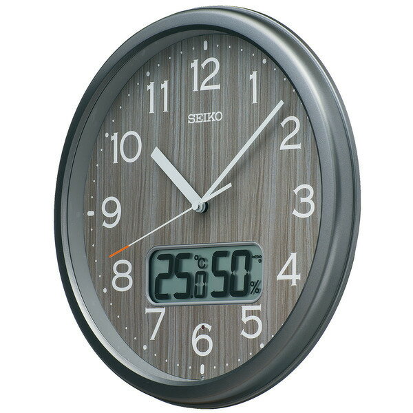 SEIKOセイコー 掛時計 電波時計温度・湿度表示KX273N [2]