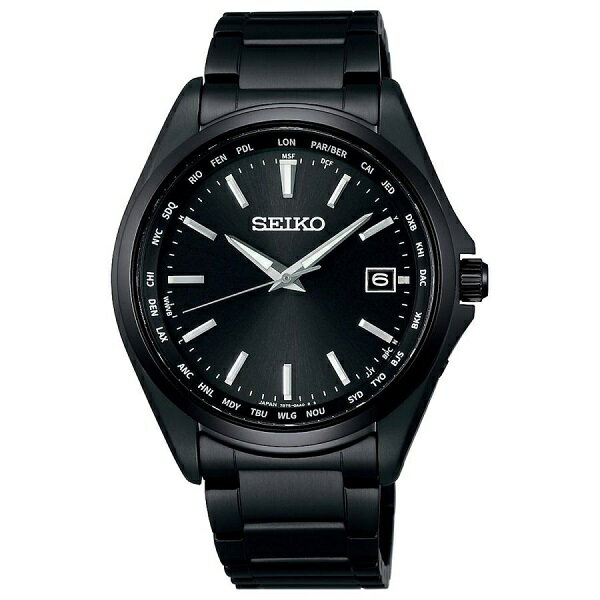 SEIKO セイコー電波 ソーラー腕時計 