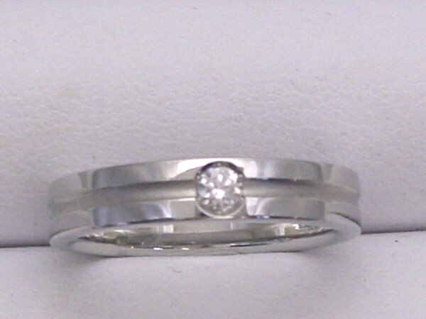 pt900プラチナダイヤ入りリング100-7516