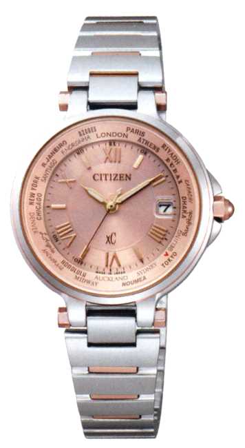 シチズン腕時計 XCクロスシー ソーラー電波時計EC1014-65W