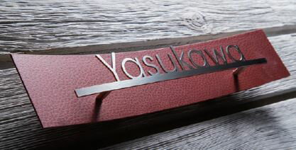 表札デコサインシルエット レクタ 280×55ネームプレート ◆送料無料の格安