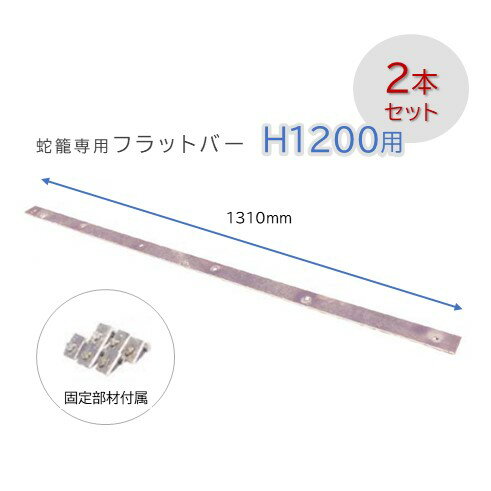 乐天商城 - 【2本セット】フラットバーH1200用 E蛇籠専用支柱※支柱のみ（メッシュフレーム本体は別売り）固定部品付属ガビオン ストーンボックスロックガーデン おしゃれ かっこいい門袖 目隠し 門壁