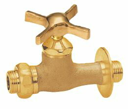水栓蛇口 Nシリーズ N211補助蛇口 ウェッジクロス 真鍮