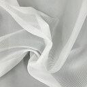 【数量限定】特価グログランオーガンジー(全1色)≪1m単位販売≫≪白≫