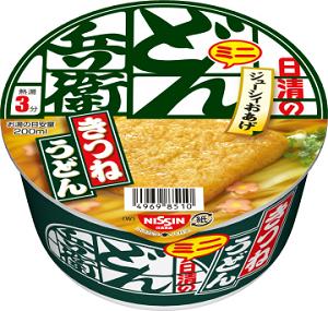 日清 ミニ どん兵衛 きつねうどん （西）42g 1ケース（12個入）[日清食品 どん兵衛 西 カップ麺 カップラーメン ミニ ミニカップ麺 詰め合せ 非常食 まとめ買い うどん 箱 ケース どんべえ どんべー 仕送り]