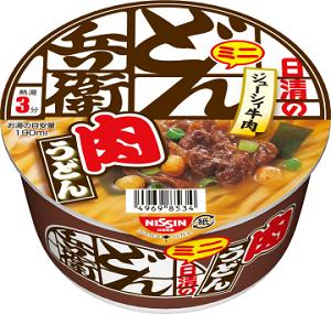 日清 ミニ どん兵衛肉うどん 40g 1ケース（12個入） 日清食品 カップ麺 カップラーメン ミニ ミニカップ麺 詰め合せ 非常食 まとめ買い 肉うどん 箱 ケース どんべえ どんべー nissin 仕送り ホワイトデー