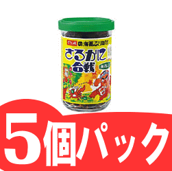 【やま磯】 ふりかけ さるかに合戦 瓶入り（5個パック）【沖縄配達休止中です】のサムネイル
