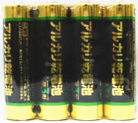 アルカリ乾電池単3形1.5V LR6 4個パッ