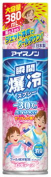 アイスノン 瞬間爆冷スプレーせっけんの香り 大容量 380ml