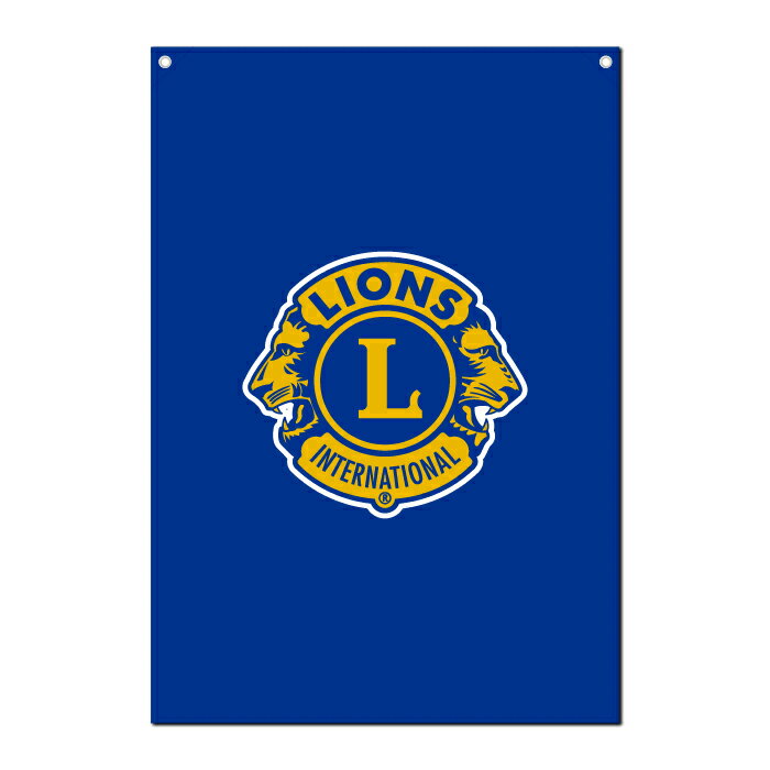 ライオンズクラブ 例会旗 縦 (90×130cm) LC