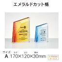 商品番号 ロータリークラブ用品　エメラルドカット楯A　　　RTT024 サイズ A縦170ミリ×横120ミリ×厚み30ミリ B縦130ミリ×横90ミリ×厚み30ミリ￥15,000　別ページにございますエメラルドカット楯Bサイズ130ミリ×90ミリ×30ミリはこちら