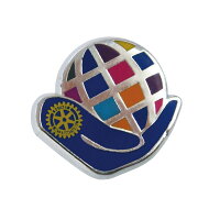 ロータリークラブ2021-22年度テーマネクタイシルク100%SERVETOCHANGELIVES奉仕しようみんなの人生を豊かにするためにRC