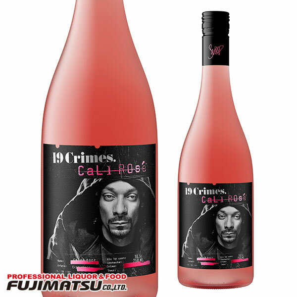 19クライムズ スヌープ ドッグ カリ ロゼ 750ml 19Crimes Snoop Dogg Cali Rose※12本まで1個口で発送可能※ヴィンテージが画像と異なる場合があります※ヴィンテージについてはご注文前にお問い合わせ下さい。母の日 父の日 就職 退職 ギフト 御祝 熨斗