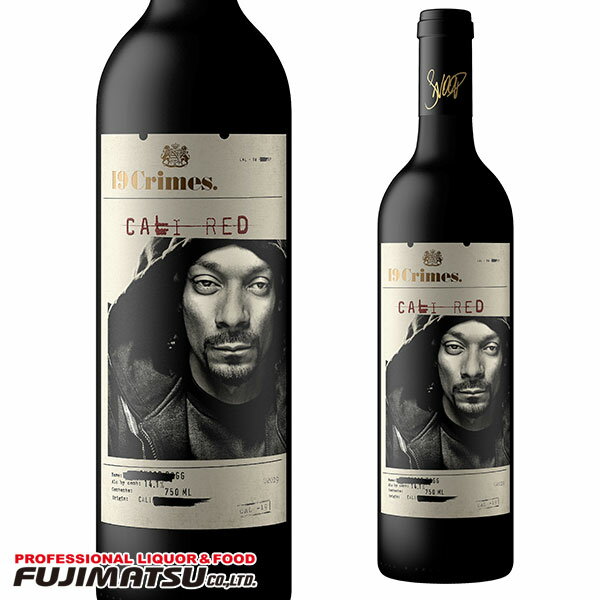 19クライムズ スヌープ ドッグ カリ レッド 750ml 19Crimes Snoop Dogg Cali Red Blend※12本まで1個口で発送可能※ヴィンテージが画像と異なる場合があります※ヴィンテージについてはご注文前にお問い合わせ下さい。母の日 父の日 就職 退職 ギフト 御祝 熨斗