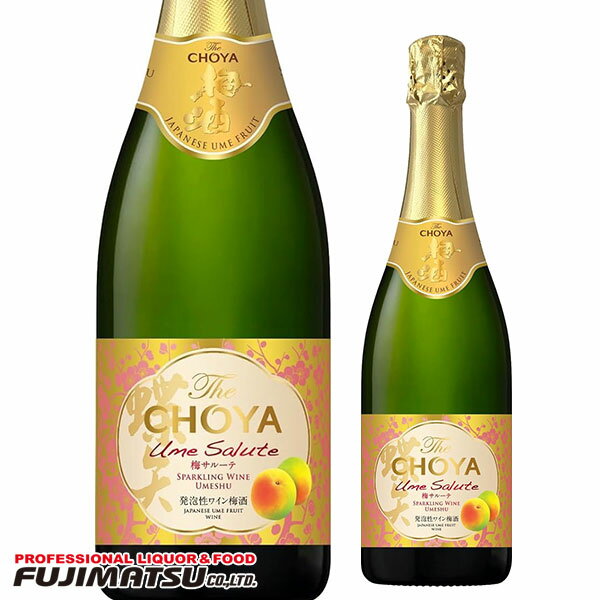 The CHOYA 梅サルーテ 750ml The CHOYA Ume Salute母の日 父の日 就職 退職 ギフト 御祝 熨斗