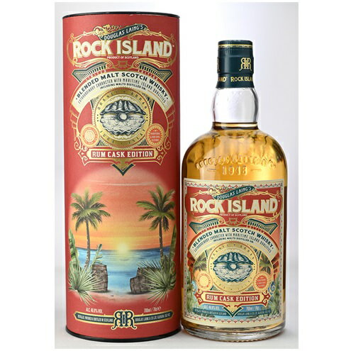 ロック アイランド ラムカスクエディション 700ml ROCK ISLAND RUM CASK EDITION / DL BLENDED MALT ダグラスレイン母の日 父の日 就職 退職 ギフト 御祝 熨斗