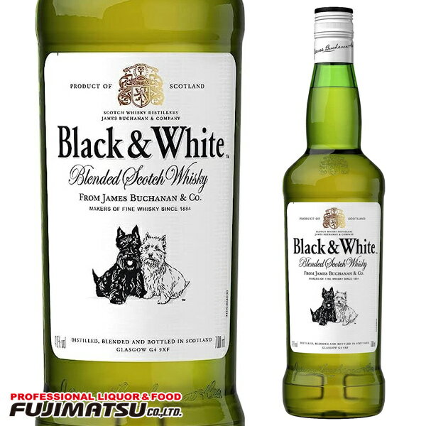 スコットランドの代表的犬種であるスコティッシュ・テリア（黒）とウエスト・ハイランド・ホワイト・テリア（白）のデザインでお馴染みの銘柄です。かつて、クセの強いモルトウイスキーが主流だった時代に、生みの親であるブレンダー、ジェームズ・ブキャナンが思い描いたスムースでまろやかな味わいのブレンデッドウイスキーが見事に受け、当時の洗練された黒いボトルと白いラベルのコントラストのあるデザインで瞬く間にロンドンで人気銘柄となりました。 僅かにスモーキーさがあり、フレッシュでスパイシーな味わいと、飲み易くまろやかな口当たりです。新鮮なグレーンがモルトの良さを最大限に引き立てており、スタンダードなブレンデッドウイスキーの中では古典的なタイプです。 【選べる配送方法】　 【商品詳細】 ■内容量：700ml ■生産地：スコットランド ■アルコール度数：40度 ●保存方法：冷暗所で振動がない所 ------------------------------------------------------------------- ※お酒は20歳から！ ※商品画像とパッケージ、及びヴィンテージなどが、お送りする商品と異なる場合がございます。 ※生酒・火入れ回数の少ない日本酒、及びワイン類はクール便での発送をおすすめします。 ------------------------------------------------------------------- 取扱い商品 飲み物 飲料 お酒 酒類 清涼飲料水 炭酸飲料 コーヒー 水 ミネラルウォーター 果実飲料 野菜ジュース ジュース お茶 日本茶 緑茶 紅茶 ミルクティー コカ・コーラ 製品 ケース買い ペットボトル 缶 ボトル 瓶 ビン ダース ウイスキー ウヰスキー スコッチ バーボン スピリッツ ブランデー リキュール ウォッカ テキーラ ラム 中国酒 ワイン オーガニックワイン スパークリングワイン 白ワイン 赤ワイン ロゼワイン 日本酒 産地 全国 スパークリング日本酒 にごり酒 純米吟醸酒 純米大吟醸酒 純米酒 甘酒 日本酒セット 焼酎 甲類焼酎 泡盛 韓国焼酎 スパークリング焼酎 ビール ノンアルコールビール カクテルベース 梅酒 ノンアルコール ノンアルコールテイスト飲料 ソフトドリンク 食品 雑貨 ジャム おすすめの用途 記念日 母の日 父の日 敬老の日 バレンタインデー ホワイトデー 結婚記念日 デート 成人の日 七夕 海の日 勤労感謝の日 クリスマス クリスマスイブ 大晦日 正月 元日 元旦 お祝い 祝事 誕生日 誕生日祝い お誕生日 バースデー ハッピーバースデー 出産内祝い 出産祝い 婚約祝い 結婚祝い 引き出物 婚礼内祝 木婚式 花婚式 金婚式 内祝 還暦 病気全快祝 退院祝い 全快祝い 快気祝い 快気内祝 昇進祝い 入社 退職祝い 就職祝い 合格祝い 卒業 定年 退社 勤続祝い 創立祝い 開業祝い 開店祝い 閉店祝い 新築祝い 引越し祝い 転居祝い 転勤 独立祝い お家用 まとめ買い ケース買い 大容量 買いだめ ストック パントリー 防災 備蓄 弔事 お香典 法要 法事 お供え物 香典返し 仏事 祭場供養 お彼岸 初盆 初七日 一周忌 三回忌 七回忌 十三回忌 十七回忌 二十三回忌 二十七回忌 三十三回忌 五十回忌 法要のお返し 盆返し 祭場の志 十日祭 二十日祭 三十日祭 四十日祭 五十日祭切り上げ ご挨拶 季節の贈り物 お年賀 お正月 挨拶 御年始 お中元 暑中見舞い 残暑見舞い お歳暮 御歳暮 年末 年始 ご挨拶 催し物 パーティー イベント 宴会 集まり 家飲み ホームパーティー 誕生日会 発表会 祝賀会 成人式 受章式 授賞式 襲名披露宴 打ち上げ 新年会 忘年会 お花見 端午の節句 歓迎会 送迎会 来客 その他 お見舞い 贈答品 記念品 手土産 お土産 お返し 粗品 粗酒 差し入れ ギフト プレゼント 贈り物 感謝の品 景品 賞品 お礼 労い 贈りたい人 両親 お母さん お父さん 祖父 祖母 おじいちゃん おばあちゃん 家族 姉 妹 兄 弟 恋人 彼氏 彼女 先生 年上 年下 職場 先輩 後輩 同僚 社会人 大人 仲間 友達 お世話になった人