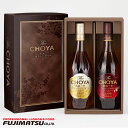 チョーヤ 本格梅酒 The CHOYA GIFT EDITION 720ml×2本 熟成一年・三年 ギフトセット暑中見舞い お中元 ギフト 御祝 熨斗