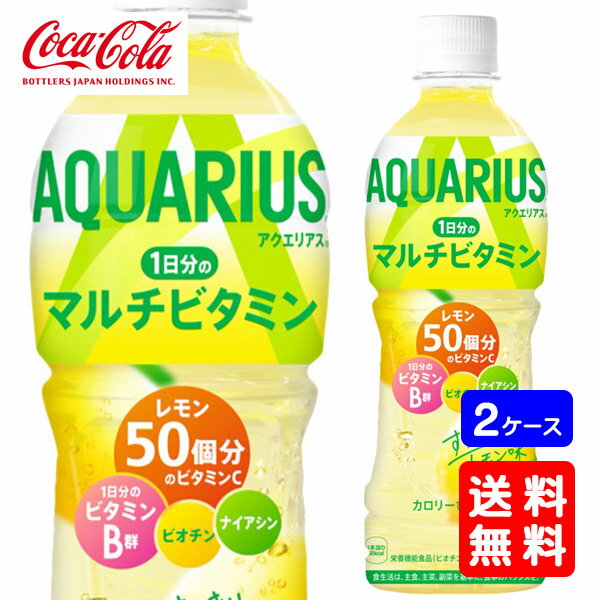 【送料無料】アクエリアス 1日分のマルチビタミン PET 500ml【24本×2ケース】※代引き不可・クール便不可※のし・ギフト包装不可※コカ・コーラ製品以外との同梱不可ご注文完了後のキャンセル不可ハロウィン ギフト 御祝 熨斗