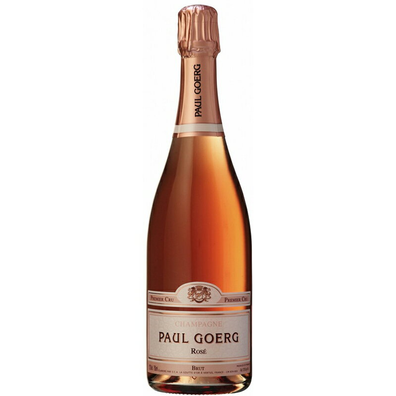 シャンパーニュ ポール グール ブリュト ロゼ プルミエクリュ NV 750ml　BRUT ROSE 1er CRU※12本まで1個口で発送可※お届けするワインのヴィンテージが画像と異なる場合がございます※ヴィンテージについてはご注文前にお問い合わせ下さいお歳暮 ギフト SSS