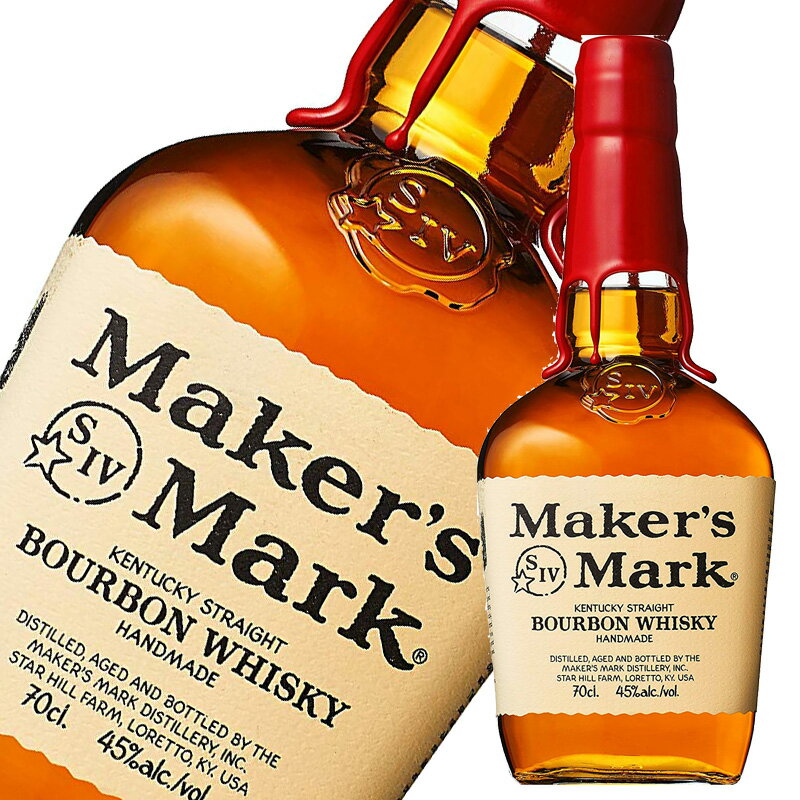 メーカーズマーク レッドトップ 700ml 45度 バーボン　ウイスキー　Maker'sMark母の日 父の日 就職 退職 ギフト 御祝 熨斗