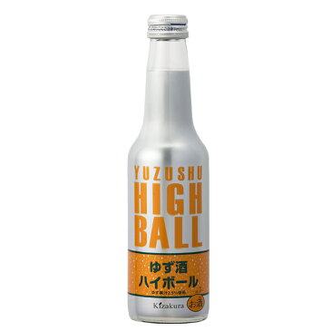 黄桜 ゆず酒ハイボール 250ml ※12本まで1個口で発送可能お中元 暑中見舞い ギフト 御祝 熨斗