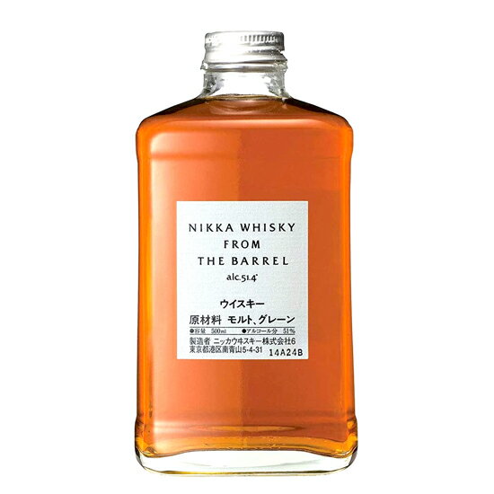 ニッカ フロム ザ バレル 500ml ブレンデットウイスキー ※6本まで1個口で発送可能母の日 父の日 就職 退職 ギフト 御祝 熨斗