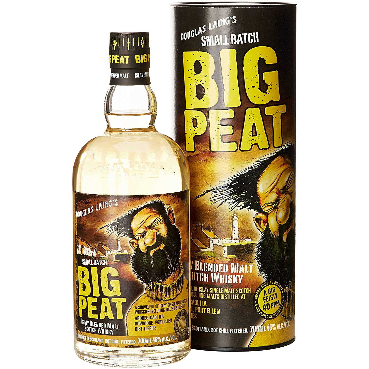 BIG PEAT ビッグピート 46° 700ml アイラ スコッチ※6本まで1個口で発送可能母の日 父の日 就職 退職 ギフト 御祝 熨斗