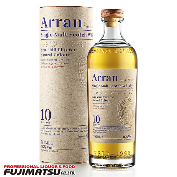 アランモルト10年 700mlArran Single Malt 10 years old※6本まで1個口で発送可能母の日 父の日 就職 退職 ギフト 御祝 熨斗