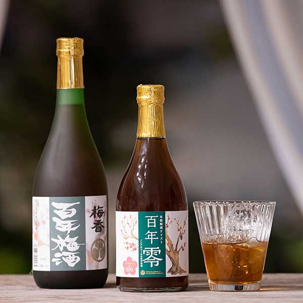 本格梅酒テイスト百年零-ZERO- 500ml 明利酒類 ノンアルコールの百年梅酒※12本まで1個口で発送可能お中元 暑中見舞い ギフト 御祝 熨斗