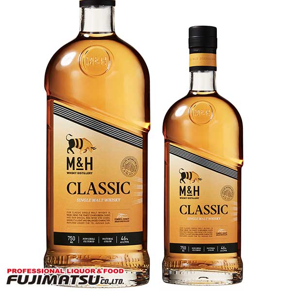 M＆H Classic (クラシック) 700ml (M&H M＆H M&H) イスラエル産ウイスキー※ヴィンテージやエチケットが画像と異なる場合があります父の日 お中元 暑中見舞い ギフト 御祝 熨斗のサムネイル