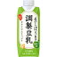 【送料無料s】 スジャータ めいらく 有機大豆使用 生しぼり製法 調製豆乳 330ml×12本