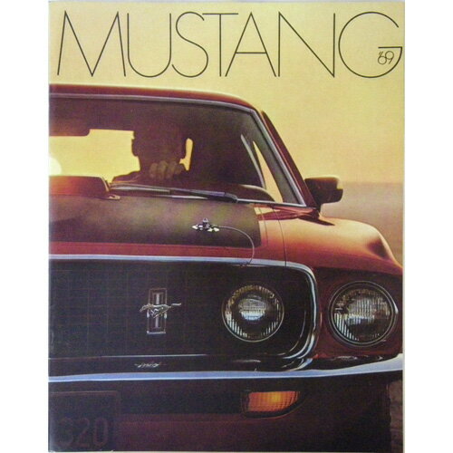 【送料無料】 1969 Ford Mustang Full Color Sales Brochure カー パンフレット（輸入品） 1冊 【 フォード マスタング リプロダクション カタログ 】