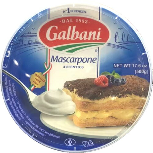 【送料無料】 【冷蔵】ガルバーニ　マスカルポーネチーズ　500g 【 GALBANI Mascarp ...