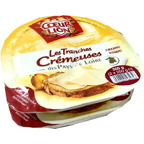 【送料無料】 【冷蔵】 クールドリヨン クリーミースライスチーズ 250g×2（白カビタイプ）【 とろける チーズ コストコ costco 】