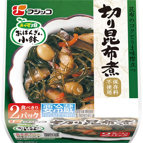 北海道産昆布を使用し、昆布を含む計5種の具材を炊き上げました。素材の食感とうまみを活かし、すっきりとした味わいに仕上げています。 製造者: フジッコ株式会社