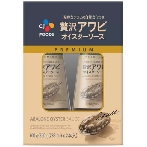 CJジャパン 贅沢アワビオイスターソース 350gx2本【コストコ Costoco 通販 CJ Abalone Oyster Sauce】