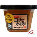 【送料無料s】山吹味噌 無添加 コクとかおり 500g 2カップ【信州味噌 味噌 みそ 調味料】