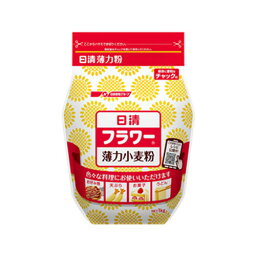 日清 フラワー チャック付 1kg 15個セット 【 薄力 小麦粉 】